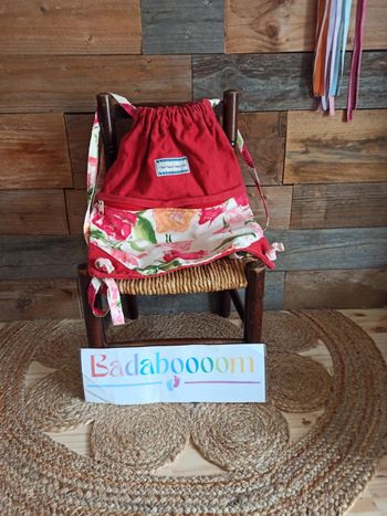 Sac école maternelle crèche papa pique maman coud neuf