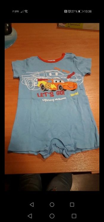 Bodies short 6 mois car