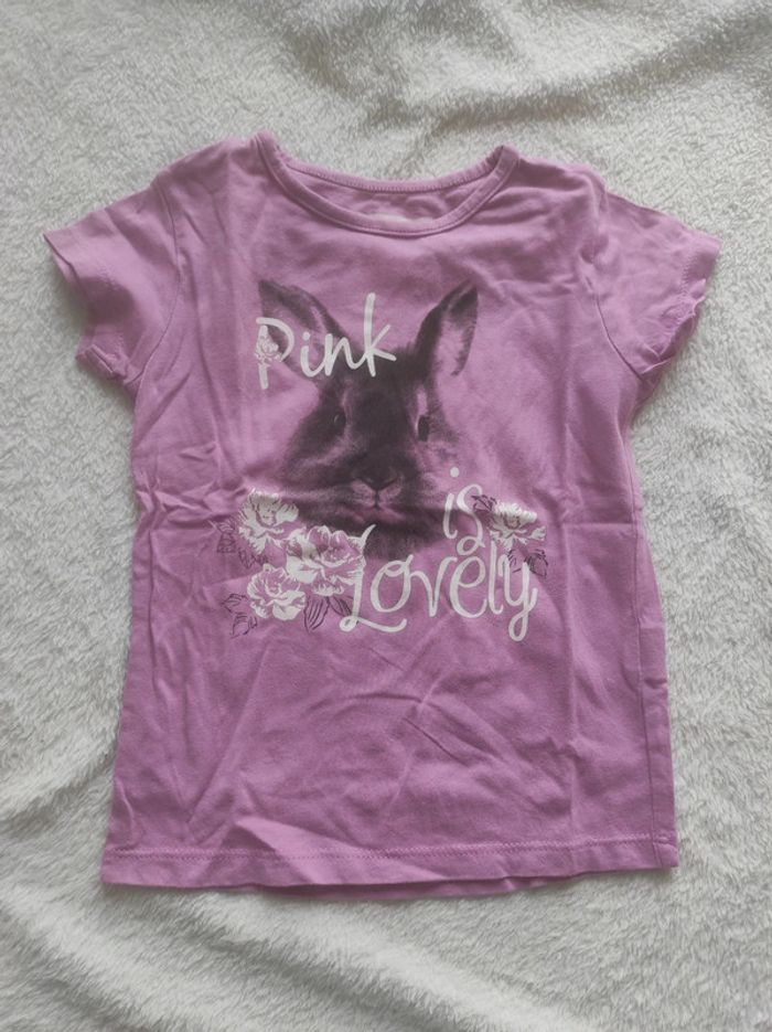 Tee-shirt manches courtes fille 4 ans