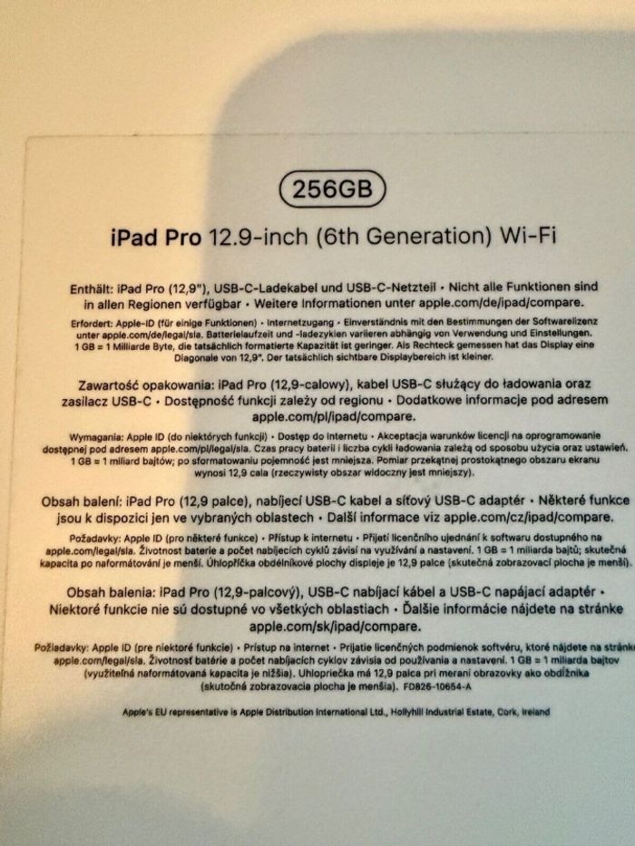 Apple iPad Pro 12,9" 6. Gen. M2 Wi-Fi 256 GB Space Grau - TOP! - photo numéro 6