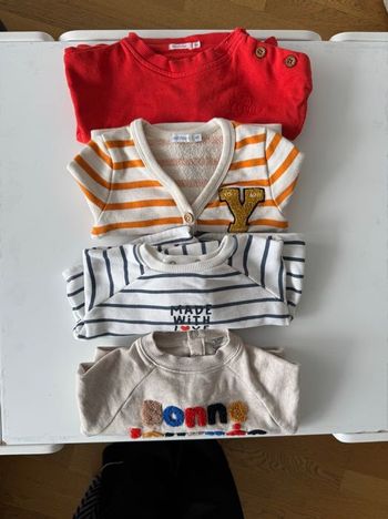 Lot de  4 pulls Bout’chou