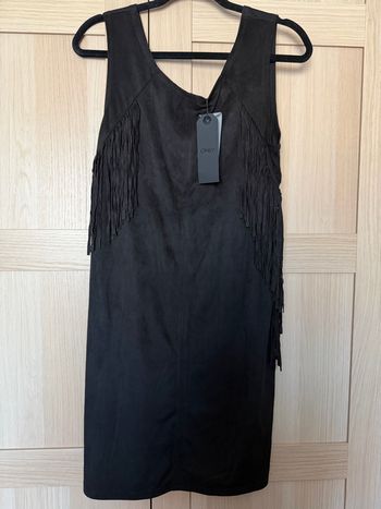 Robe noire franges ONLY t.42