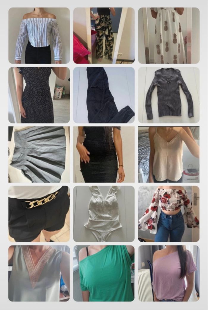 Lot vêtements s et xs