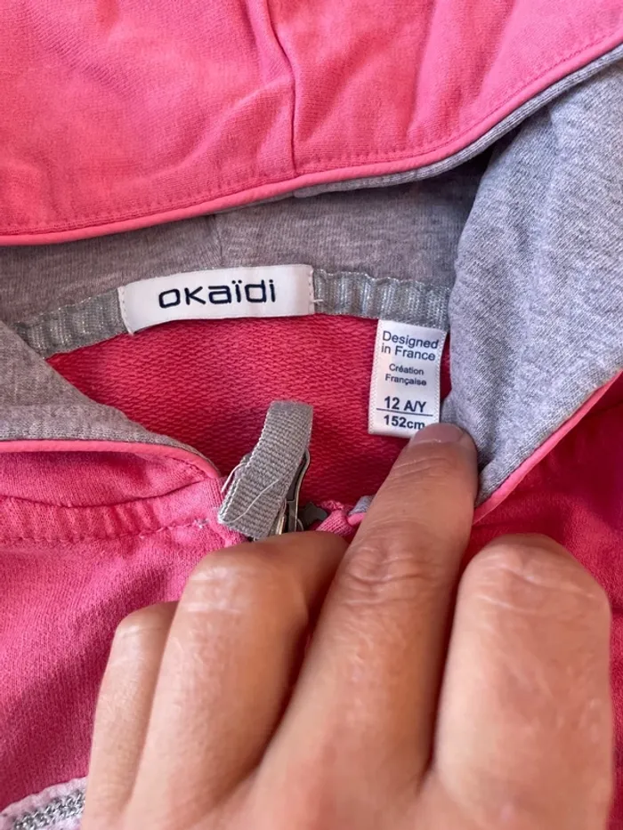 Gilet capuche 12 ans Okaidi - photo numéro 3