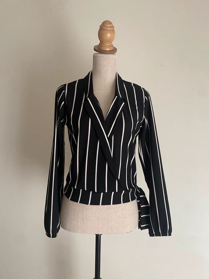 Blouse à rayures