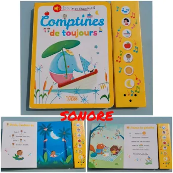 Livre sonore Écoute et chante 🍎 Comptines de toujours 🐘 (93)