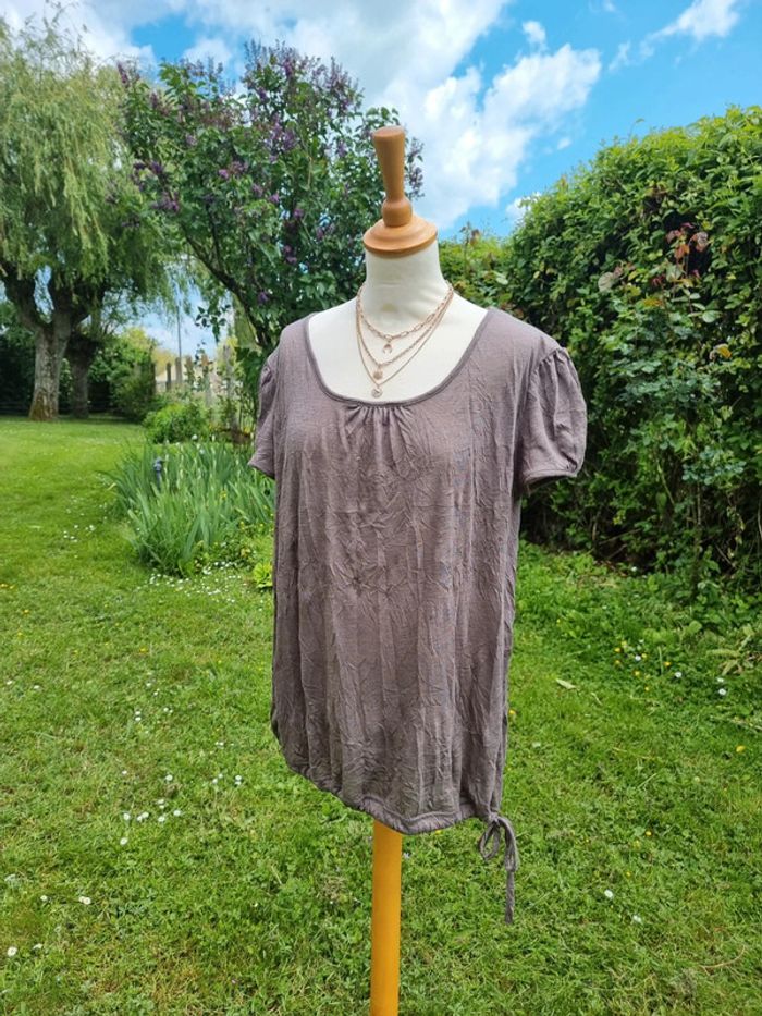 Armand Thiery blouse marron * taille 4 * - photo numéro 7