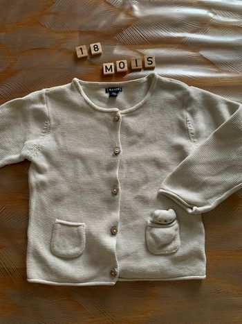 Gilet fille 18 mois