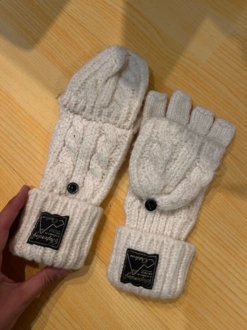 Gants blancs SuperDry