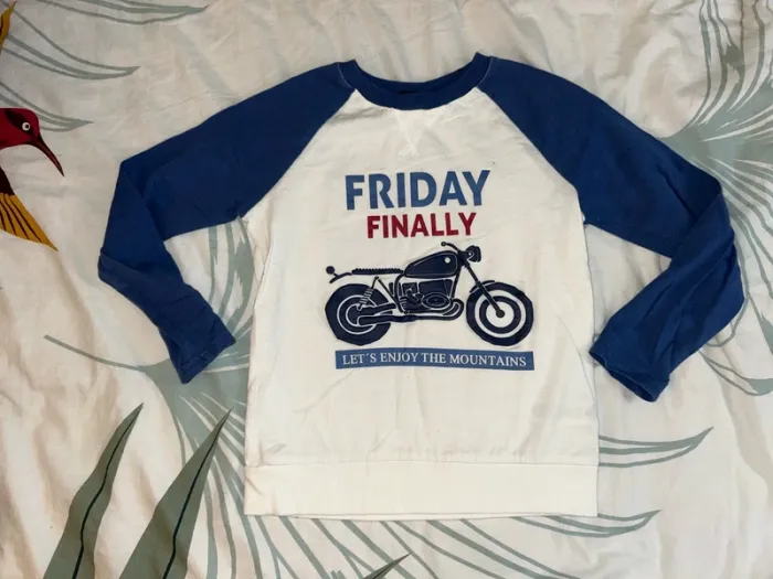 T-shirt manches longues effet Sweat tex