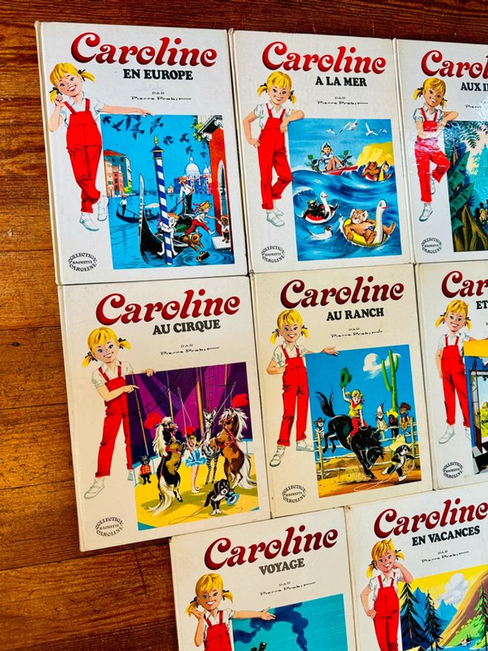 Lot de 8 Grands albums Hachette livre bd Caroline vintage Pierre Probst - photo numéro 2