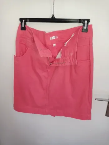 Jupe en jean femme couleurs corail