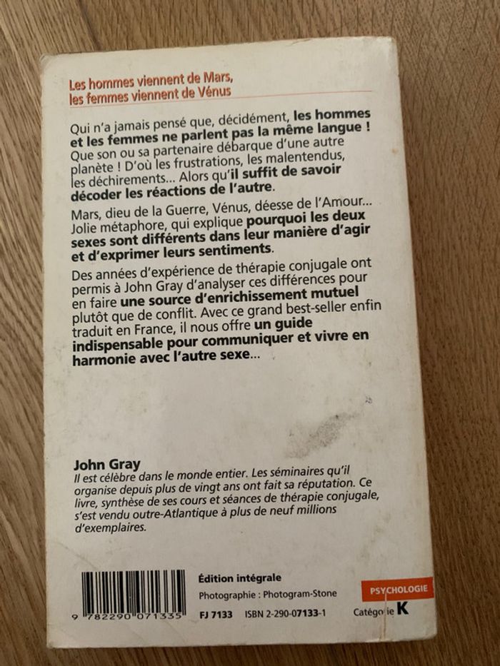 Les hommes viennent de mars et les femmes de Vénus - photo numéro 2