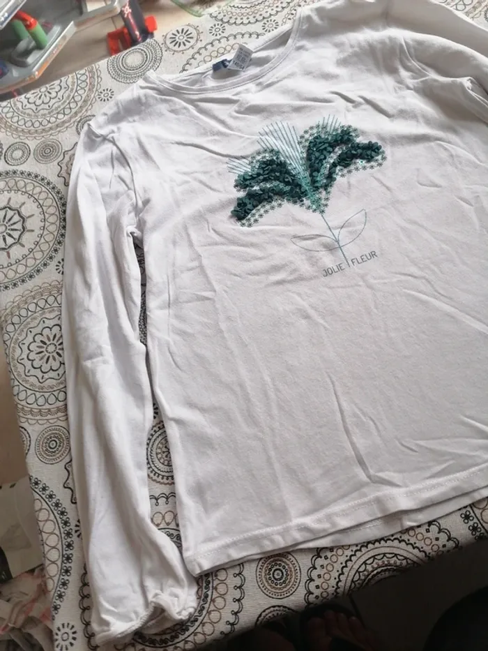 T-shirt manches longues Okaïdi 10 ans - photo numéro 2