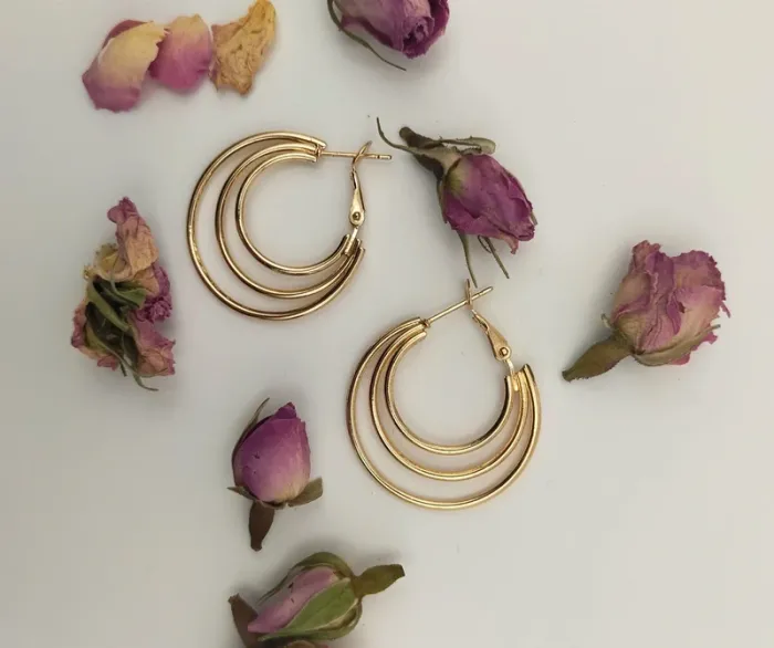 Boucles d'oreilles créoles - photo numéro 4