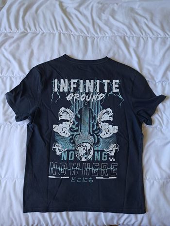 T shirt bleu marine INFINITE GROUND 12 ans
