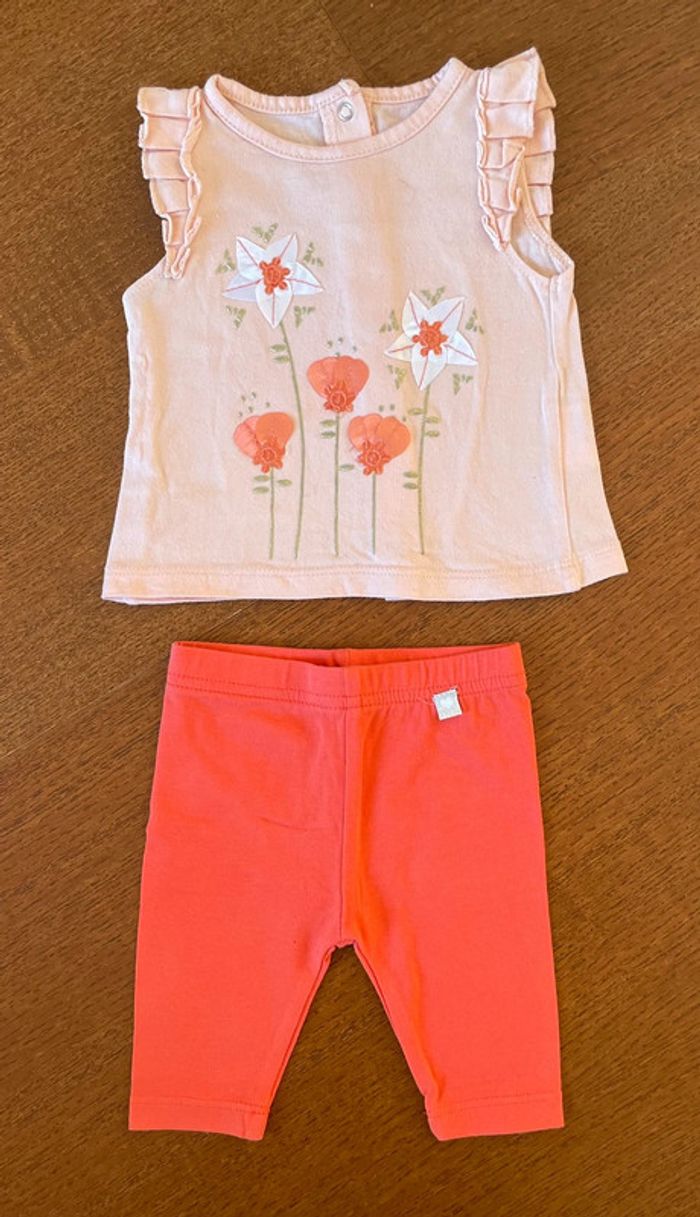 Ensemble bébé fille 3 mois 🌼