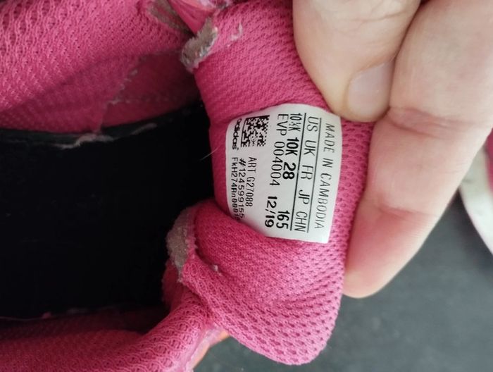 Basket rose adidas taille 28 - photo numéro 6