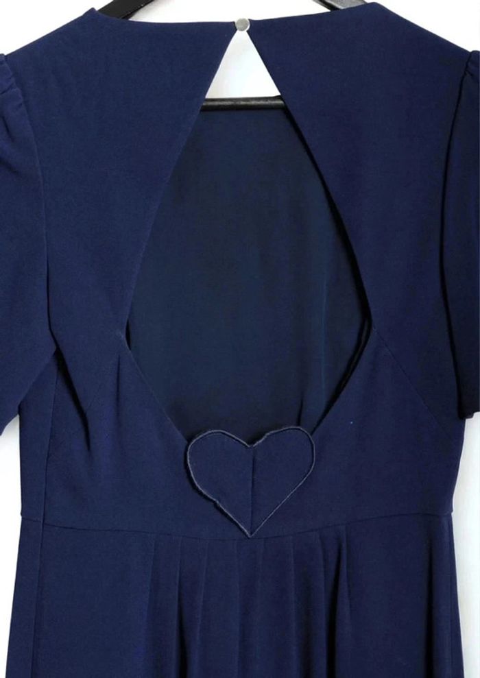 Robe Ravel dos nue coeur Claudie Pierlot Taille 36 - photo numéro 3