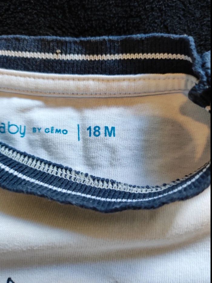Tee shirt motif 18 mois manches longues - photo numéro 4
