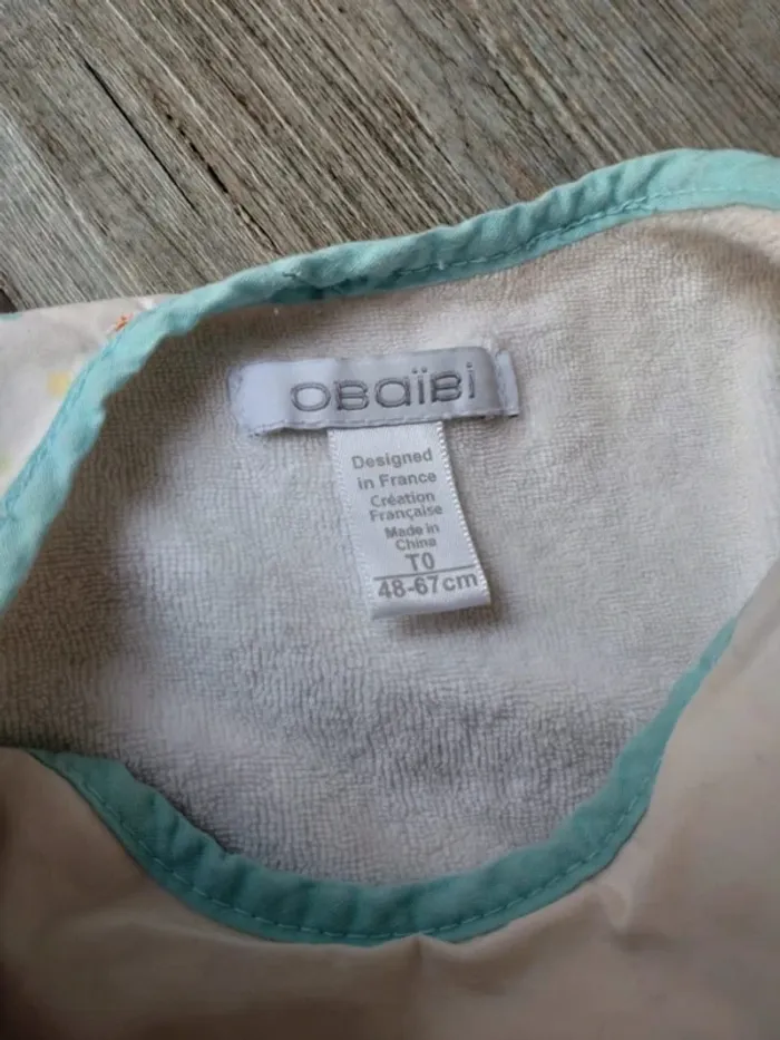 Gigoteuse été légère sans manches Obaïbi naissance - photo numéro 3