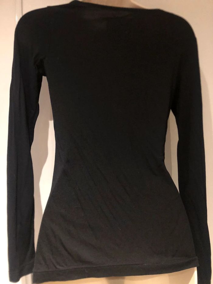 T-shirt taille 36T- habillé noir Mexx drapé - photo numéro 6