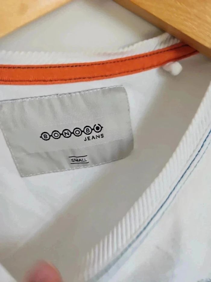 tee blanc homme taille S bonobo - photo numéro 2