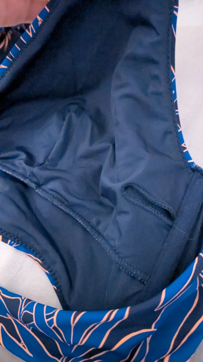 Maillot de bain deux pièces rouge gorge - photo numéro 8