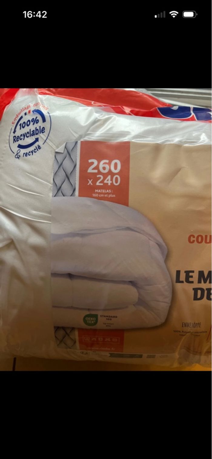 Couette chaude 260/240 dodo neuf - photo numéro 3