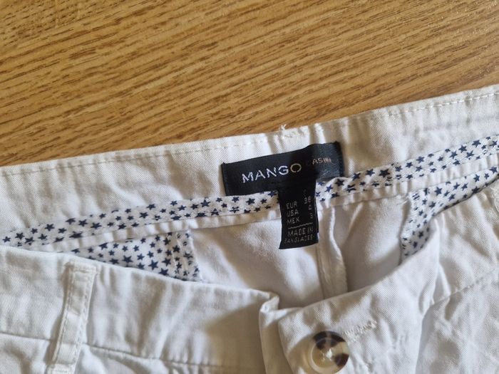 Pantalon chino mango blanc taille 36 TBE - photo numéro 3