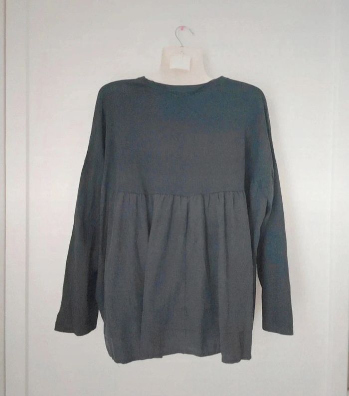 Pull léger ample / oversize à volants femme c - photo numéro 2