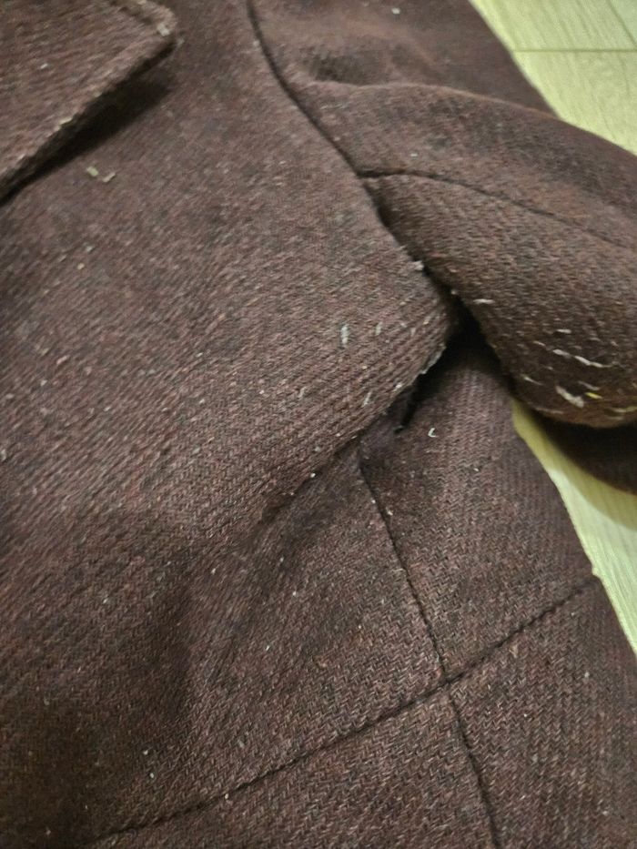 Manteau burgandy naf naf - photo numéro 5