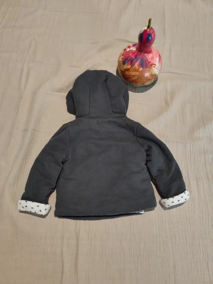 Manteau à capuche 12 mois - photo numéro 2