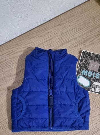 Doudoune sans Manches 3 mois