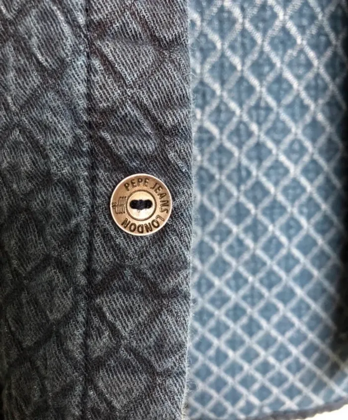 Sur chemise fit regular aspect vieilli épaisse belle coupe Pepe Jeans London M - photo numéro 8