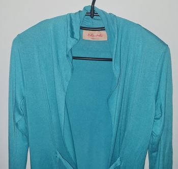 Élégant Gilet Turquoise - T. TU