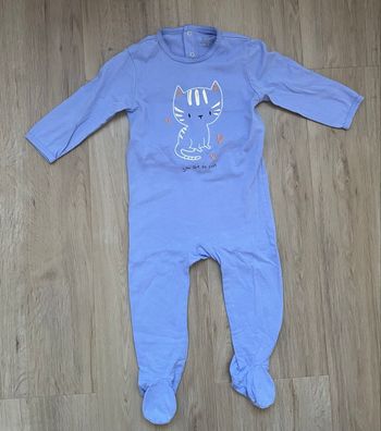 Pyjama Kiabi violet 18 mois