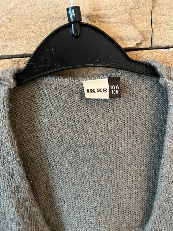 Gilet long manches 3/4 taille 10 ans IKKS - photo numéro 3