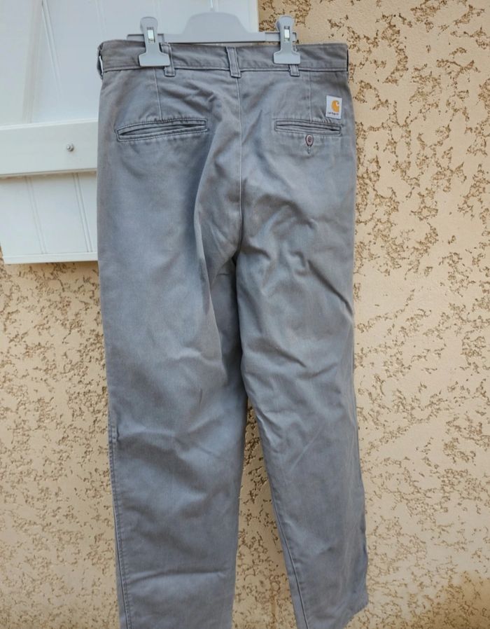 Pantalon coupe large Carhartt taille L gris - photo numéro 8