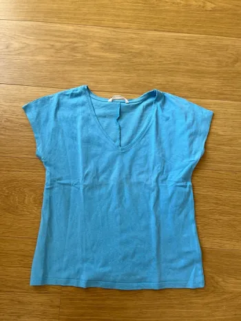 Teeshirt bleu camaïeu taille XS