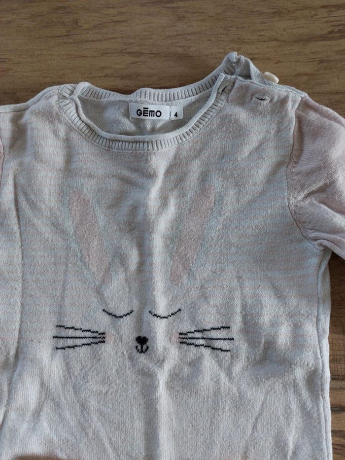 2 tee-shirt in extenso fille 4 ans - photo numéro 4