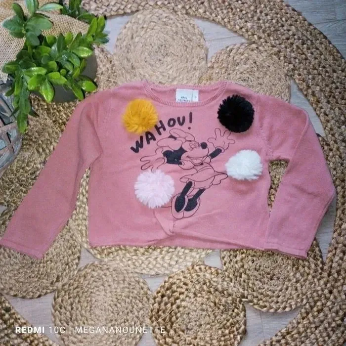 🦋 Lot x 3 pulls Minnie Disney - 3 Ans - 98 cm - photo numéro 3