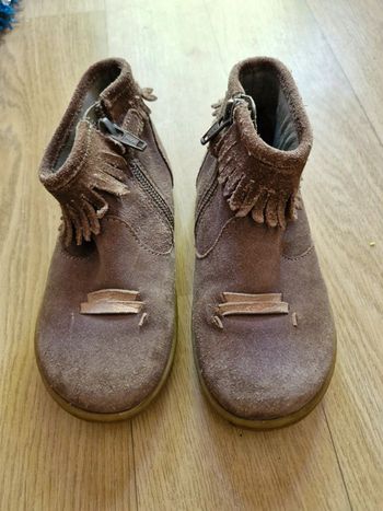 Bottine cuir mi-saison Kickers 27