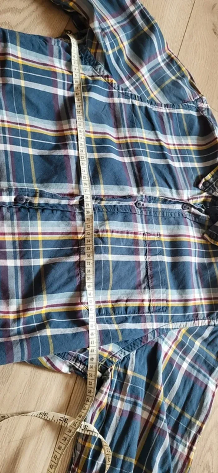Chemise à carreaux bleu Cargo homme taille L – style casual - Très bon état - photo numéro 8