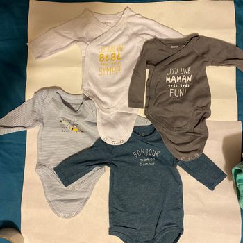 Lot de 4 bodies manches longues