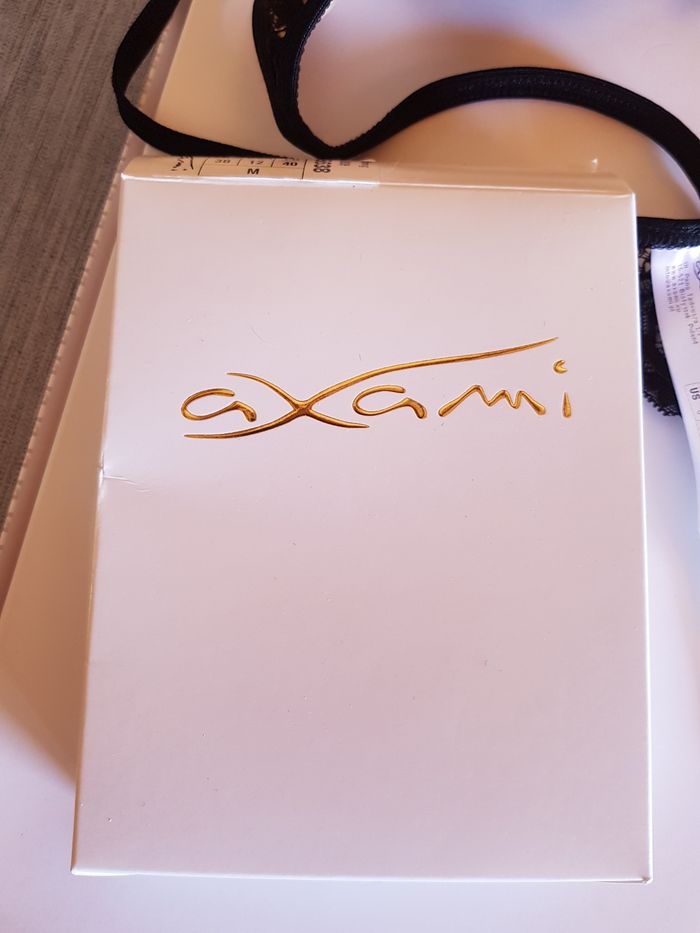 Axami string jade noir neuf étiquette t 38 - photo numéro 2