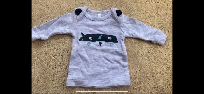 Tee shirt manches longues tex baby neuf - photo numéro 2