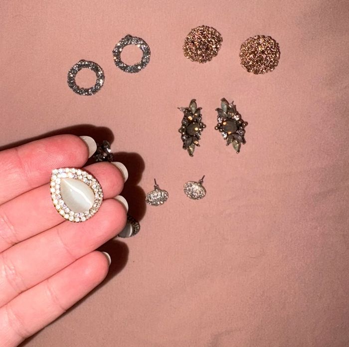 Lot de 6 paires de boucles d’oreilles bijou Brigitte - photo numéro 3
