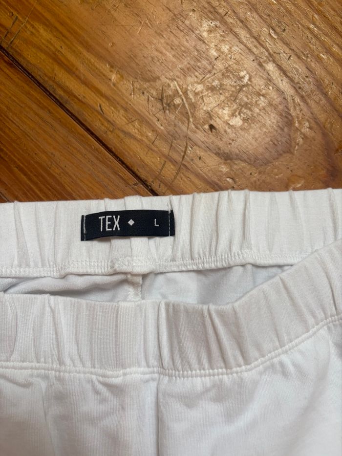 Legging blanc femme taille L à XL - photo numéro 2