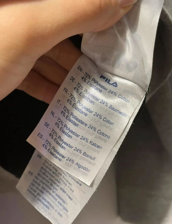 sweat fila gris mixte neuf - photo numéro 5